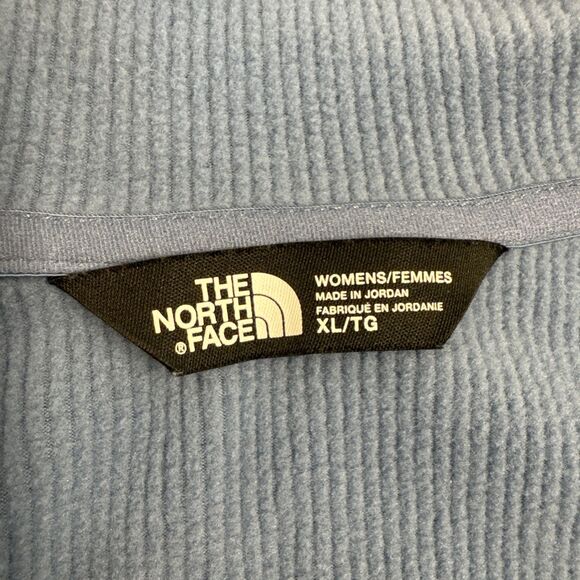 The North Face Women’s Mash Up Jacket Fleece Blue Neon Orange Size XL – EUC - Picture 11 of 14
